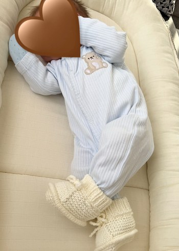  Beden camel Renk Baby Nest Yatak ve Puset Takım