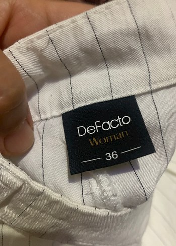40 Beden Düğmeli Beyaz Kadın Blazer Ceket