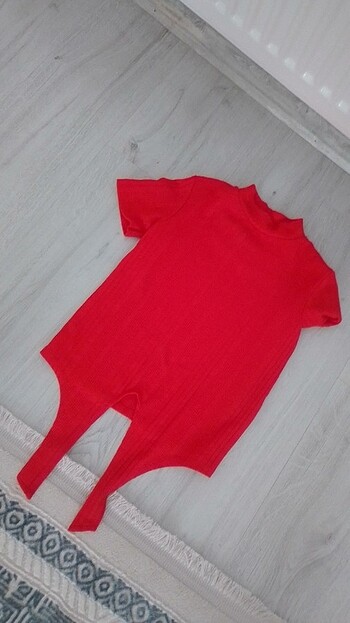 Bershka Crop kırmızı