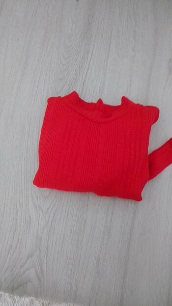 xs Beden Crop kırmızı