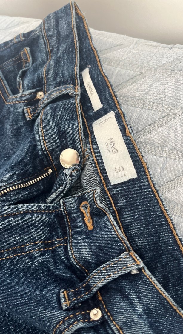 Lacivert ispanyol paça pantolon - Görsel 2