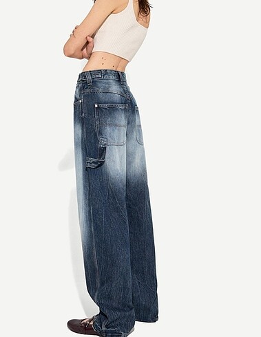 bershka balloon fit carpenter jean