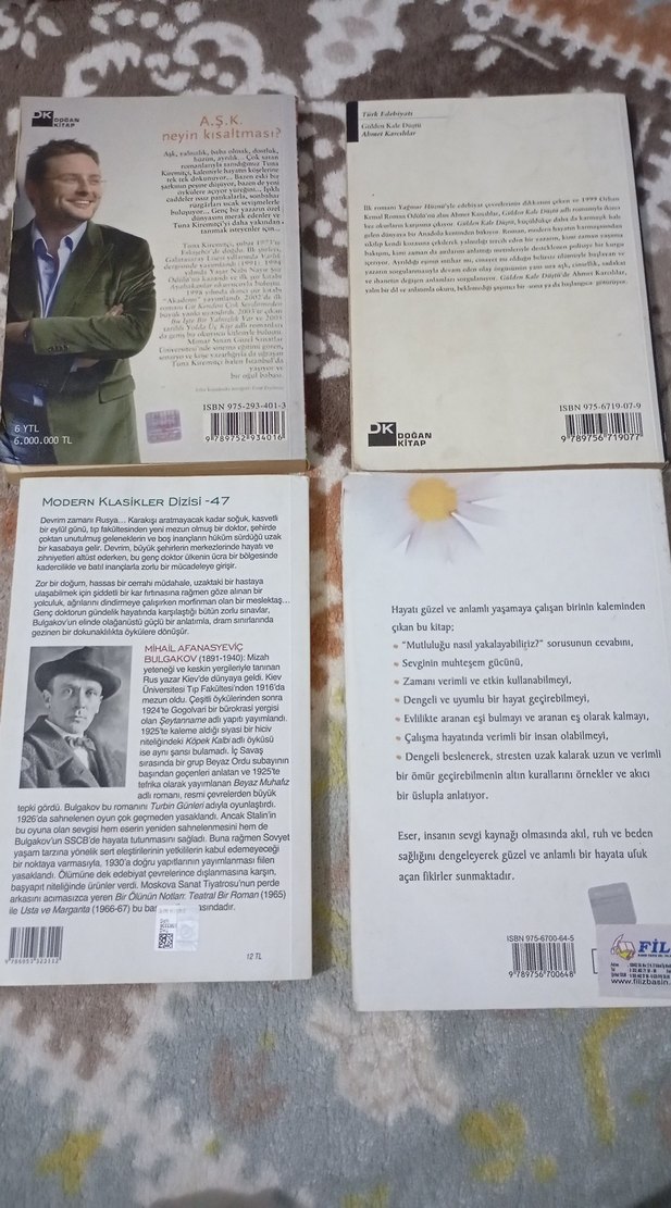 Dört Kitap Seti: Aşk, Anılar, Yaşam ve Hikayeler - Görsel 2