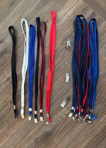 Beden 17 Adet Renkli Yaka İpi (Lanyard)