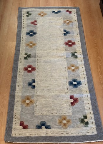  Beden çeşitli Renk 190x85 cm Yün Kilim