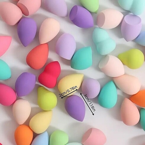 10lu Mini Makyaj Süngeri - Görsel 2