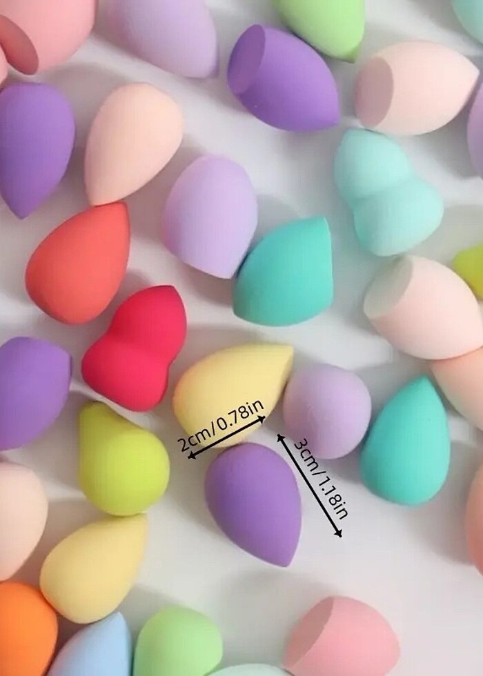 5 adet Mini Makyaj Süngeri - Görsel 2