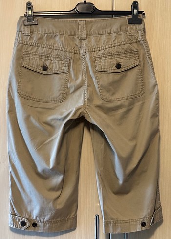 C&A Yessica Kahve Köpüğü Kapri Şort - Görsel 5