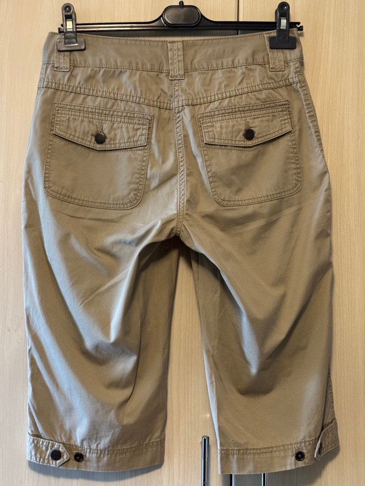 C&A Yessica Kahve Köpüğü Kapri Şort - Görsel 5