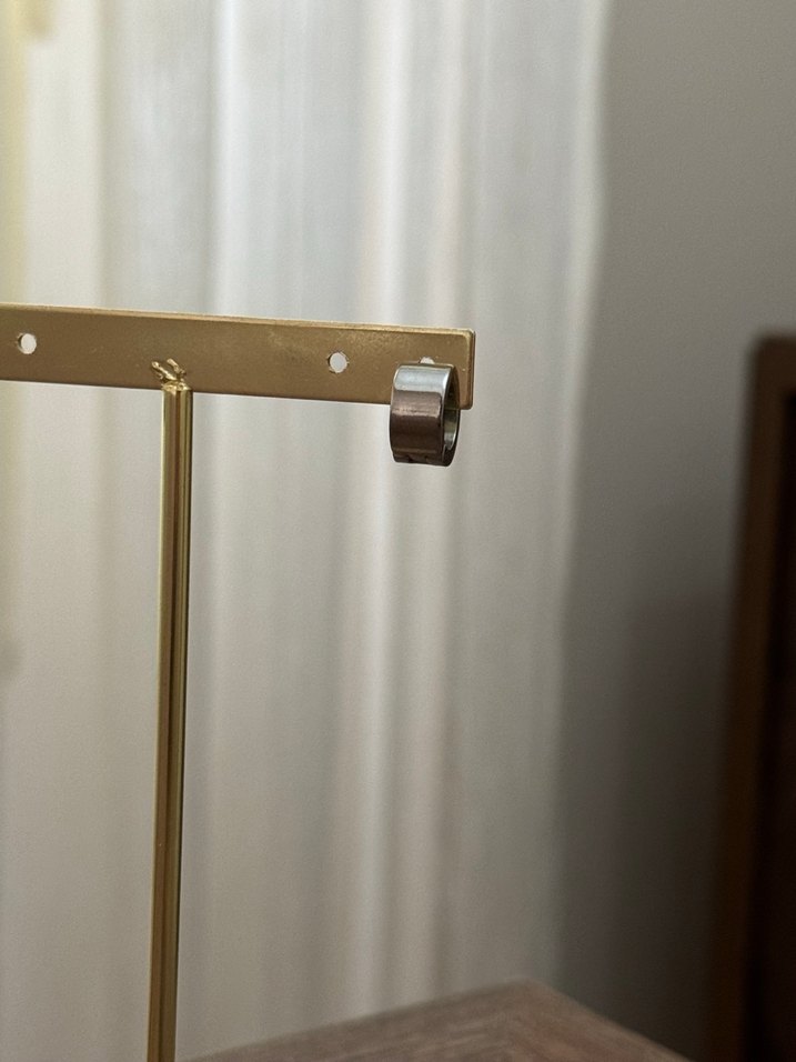 Paslanmaz Çelik Kafatası Desenli Küpe - Görsel 5