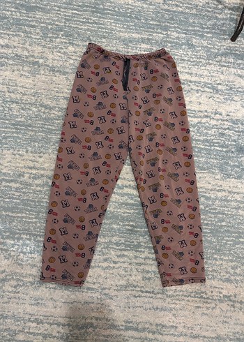 Diğer Bağcıklı Kahverengi Rahat Pijama Altı