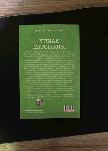 Yunan Mitolojisi Kitabı - Roberto C. Canova