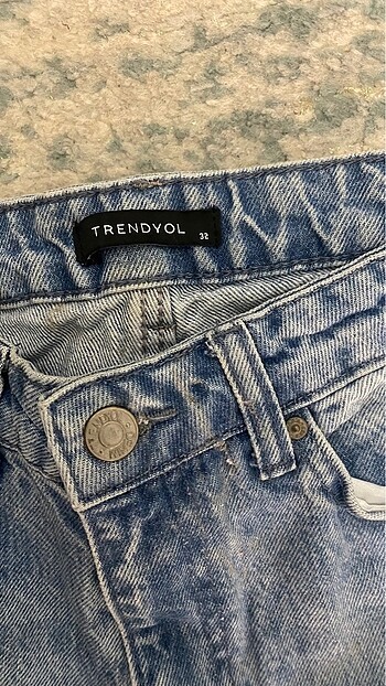 32 Beden mavi Renk Trendyol Kot Pantolon