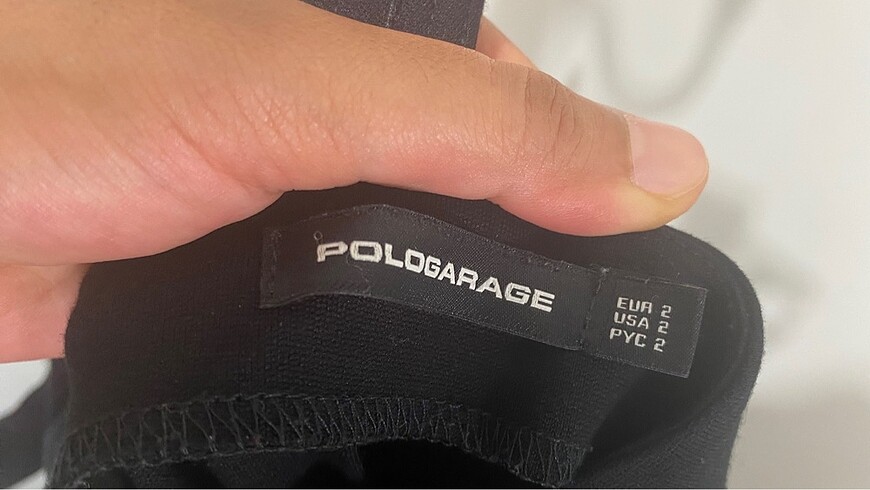 m Beden POLOGARAGE SİYAH ELBİSE