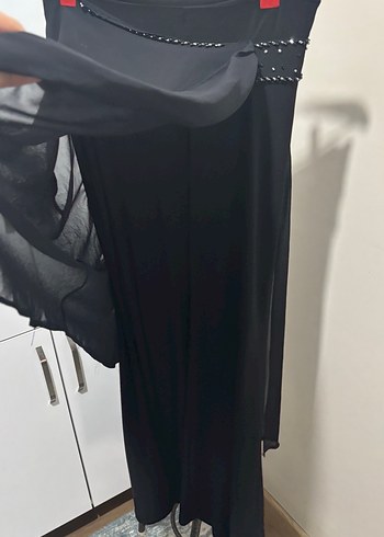 Siyah Şalvar Kumaş Pantolon - Görsel 2