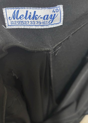 Siyah Şalvar Kumaş Pantolon - Görsel 7