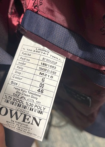 Lacivert Erkek Takım Elbise - Görsel 7