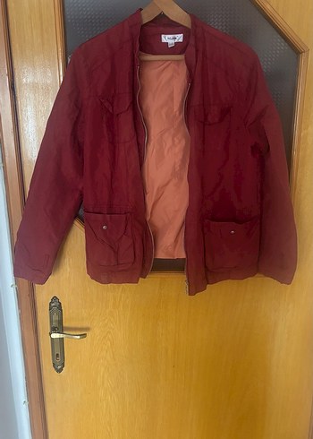 Iconic İcon Marka Bordo Süet Fermuarlı Kadın Ceket