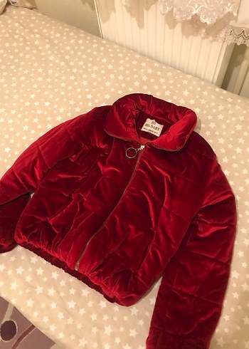 Trendyol & Milla Bordo kadife mont