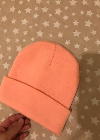 4moms Kadın Pastel Turuncu Örgü Bere