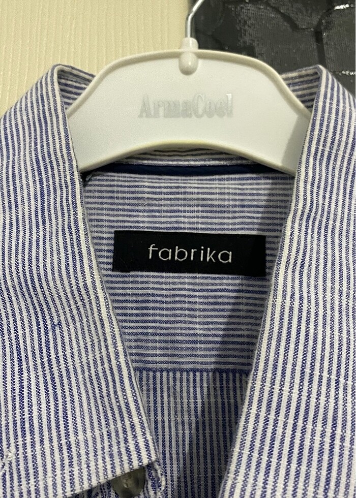 Fabrika çizgili gömlek - Görsel 3