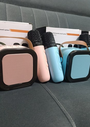 Renkli Bluetooth Hoparlör ve Mikrofon Seti - Görsel 3