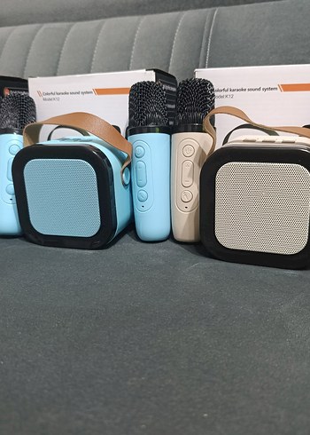 Renkli Bluetooth Hoparlör ve Mikrofon Seti - Görsel 4