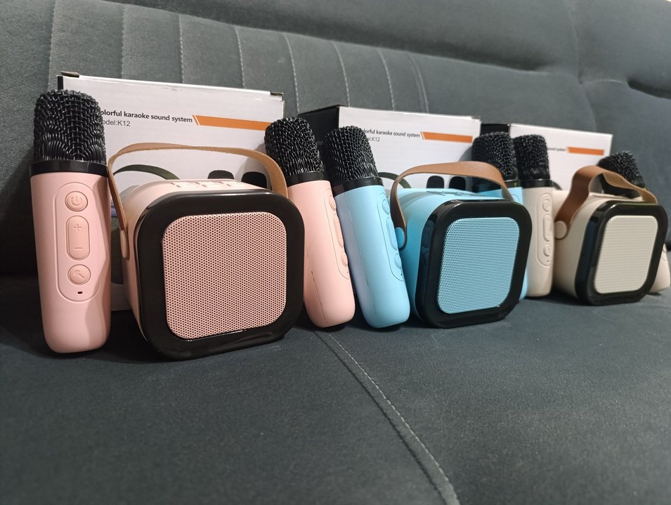 Renkli Bluetooth Hoparlör ve Mikrofon Seti - Görsel 3