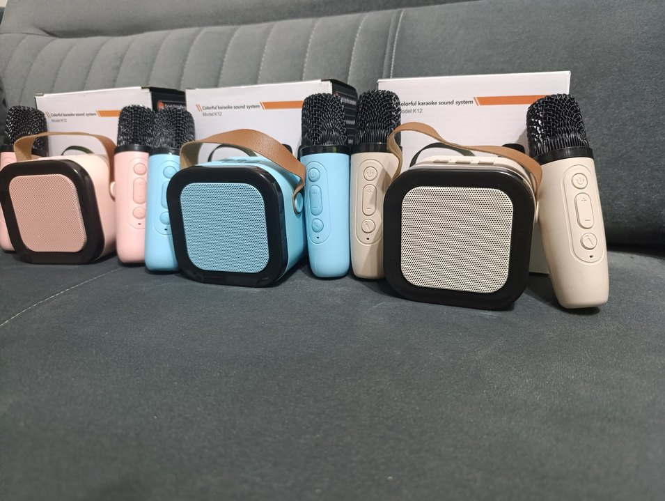 Renkli Bluetooth Hoparlör ve Mikrofon Seti - Görsel 4