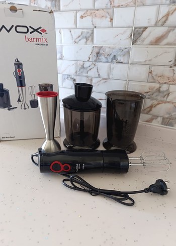 Barmix Siyah Blender ve Doğrayıcı Seti - Görsel 3