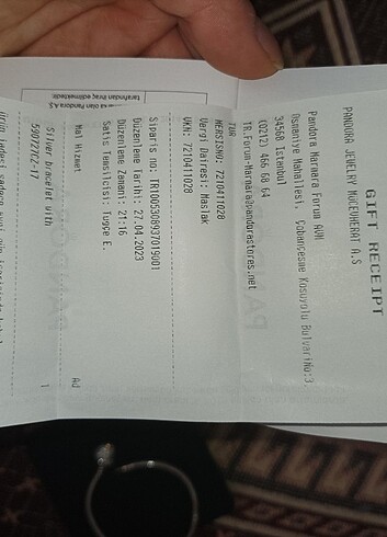 Orijinal Pandora Kalp Bileklik - 17 cm - Görsel 7