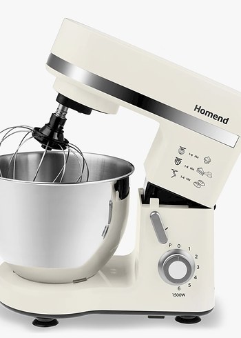 Homend Profashion 3014H Stand Mikser Krem Silver Sıfır Kutulu - Görsel 2