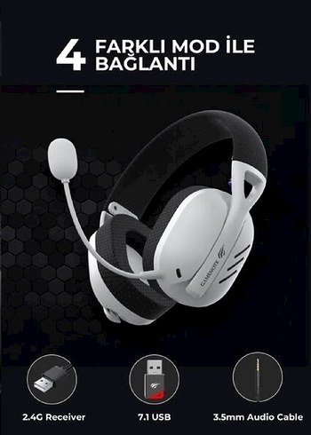 Havit Gamenote Fuxi-H3 Mikrofonlu Oyuncu Kulaklığı 7.1 Sıfır - Görsel 5
