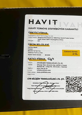 Havit Gamenote Fuxi-H3 Mikrofonlu Oyuncu Kulaklığı 7.1 Sıfır - Görsel 7