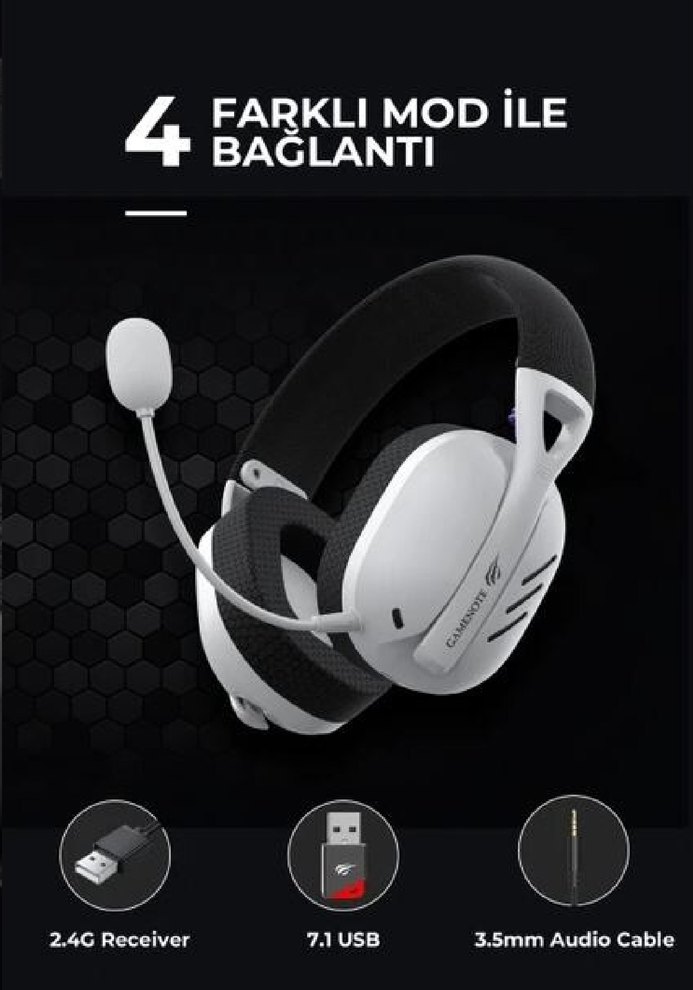 Havit Gamenote Fuxi-H3 Mikrofonlu Oyuncu Kulaklığı 7.1 Sıfır - Görsel 5