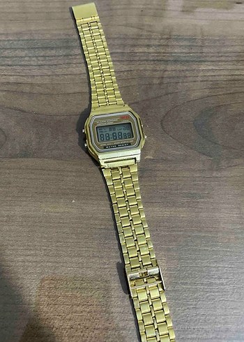 Aqua Di Polo Altın Renk Dijital Kadın Kol Saati Sıfır Orijinal - Görsel 4