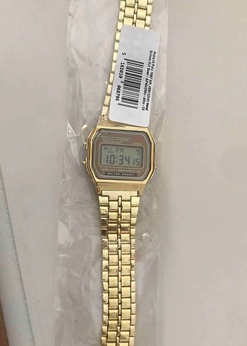 Aqua Di Polo Altın Renk Dijital Kadın Kol Saati Sıfır Orijinal - Görsel 3