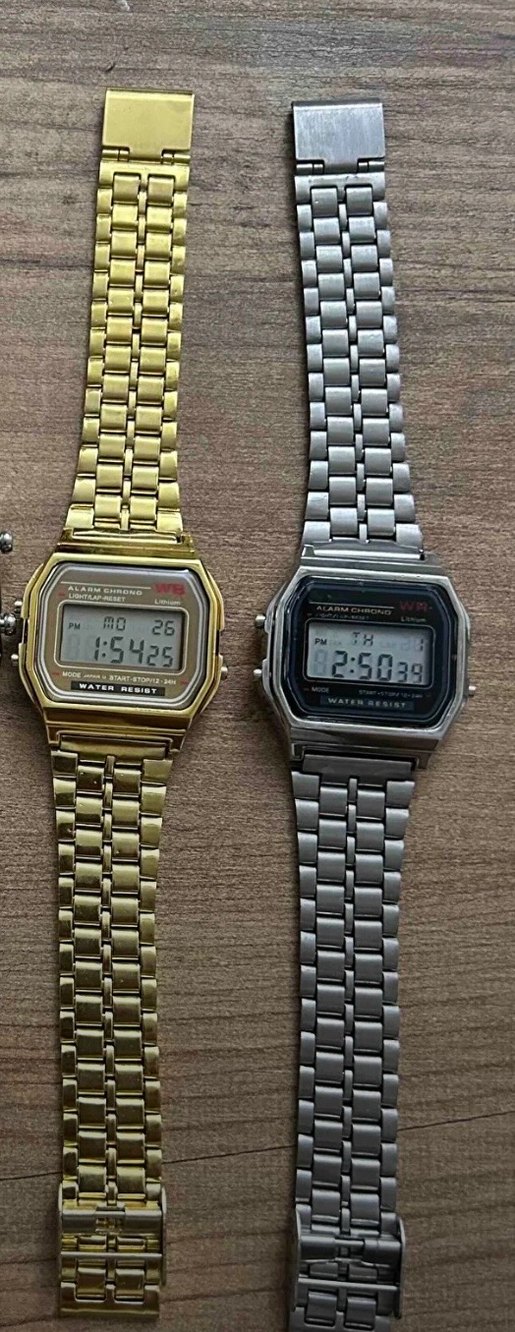 Aqua Di Polo Altın Renk Dijital Kadın Kol Saati Sıfır Orijinal - Görsel 2