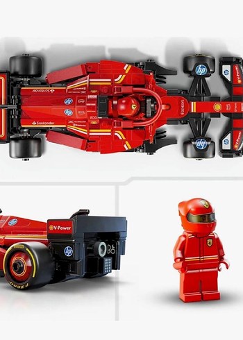LEGO Speed Champions Ferrari Sf-24 F1 Yarış Arabası 77242 SIFIR - Görsel 3