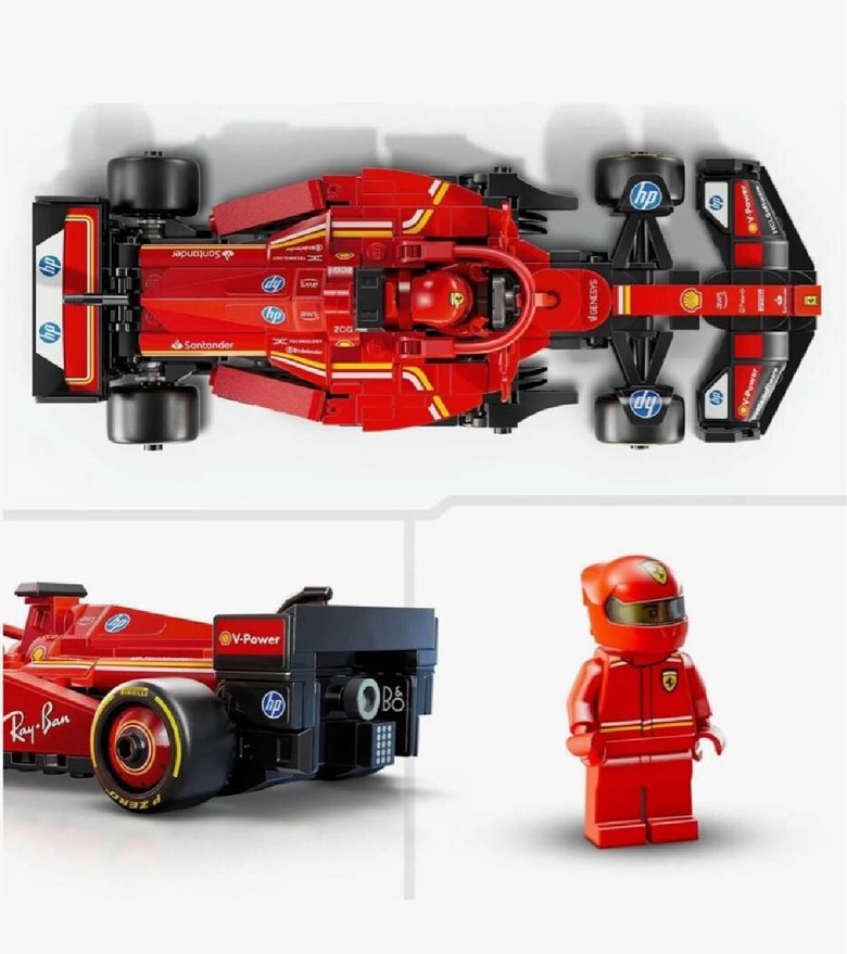 LEGO Speed Champions Ferrari Sf-24 F1 Yarış Arabası 77242 SIFIR - Görsel 3