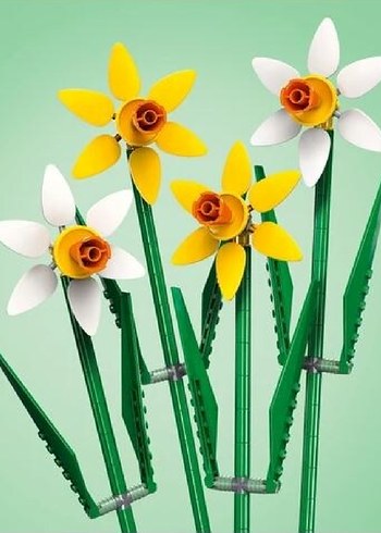 LEGO ® Botanicals Nergis 40747 Sıfır Kutulu - Görsel 4