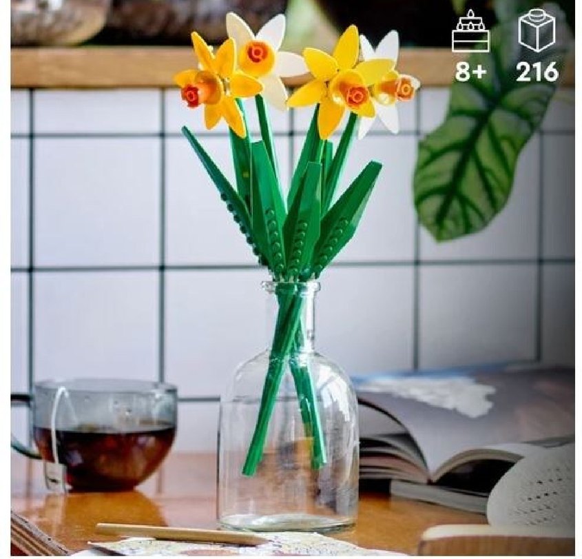 LEGO ® Botanicals Nergis 40747 Sıfır Kutulu - Görsel 5