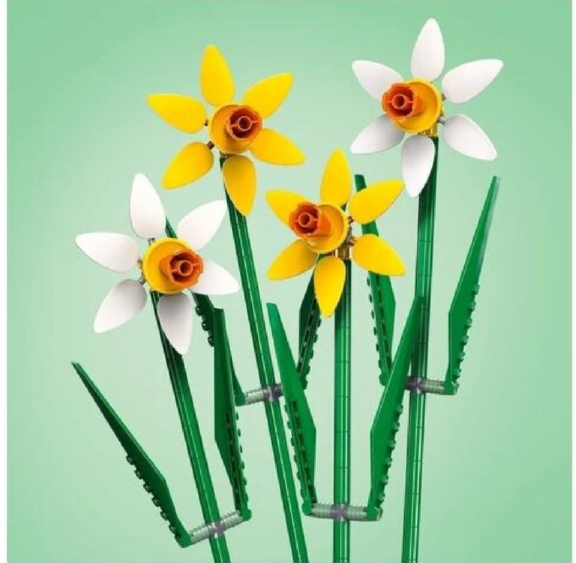 LEGO ® Botanicals Nergis 40747 Sıfır Kutulu - Görsel 4