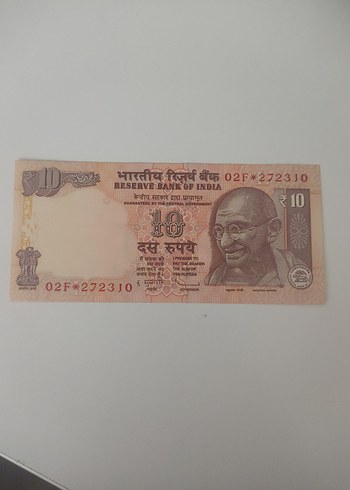 Hindistan 10 Rupi Banknotu 97