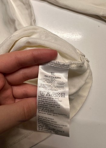 Kızlar için Beyaz Polo Tişört, Kısa Kollu, Nakışlı - Görsel 4