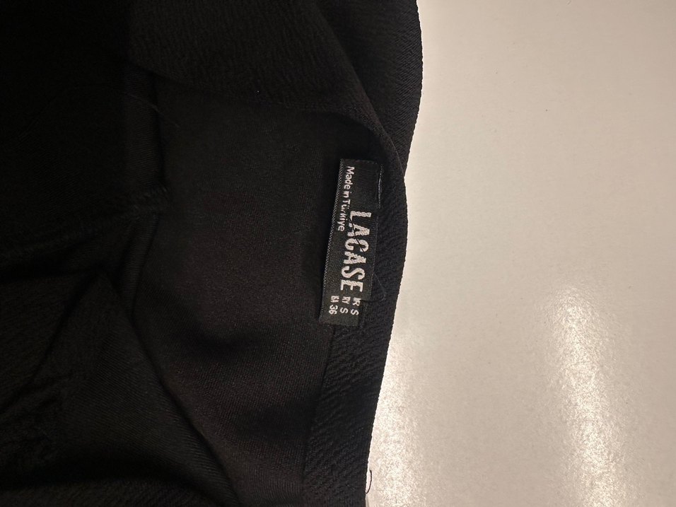 Siyah Straplez Elbise - Görsel 2