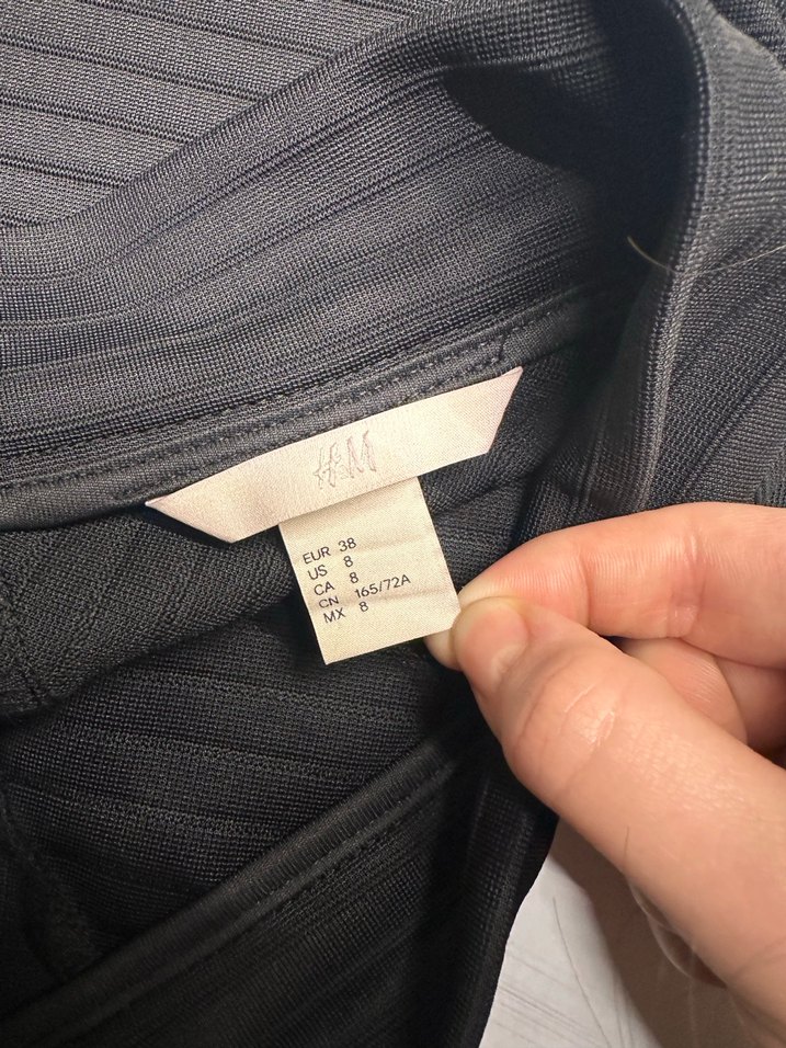 Fermuarlı Siyah Midi Kalem Etek - Görsel 2