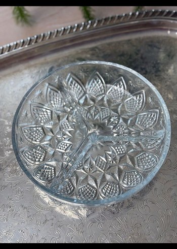 Bölmeli Cam Tabak - Görsel 2