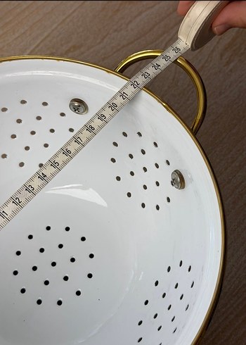 Beyaz Parlak Emsan Süzgeç - Görsel 5