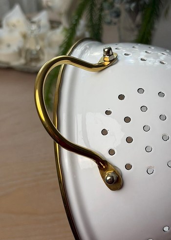 Beyaz Parlak Emsan Süzgeç - Görsel 4